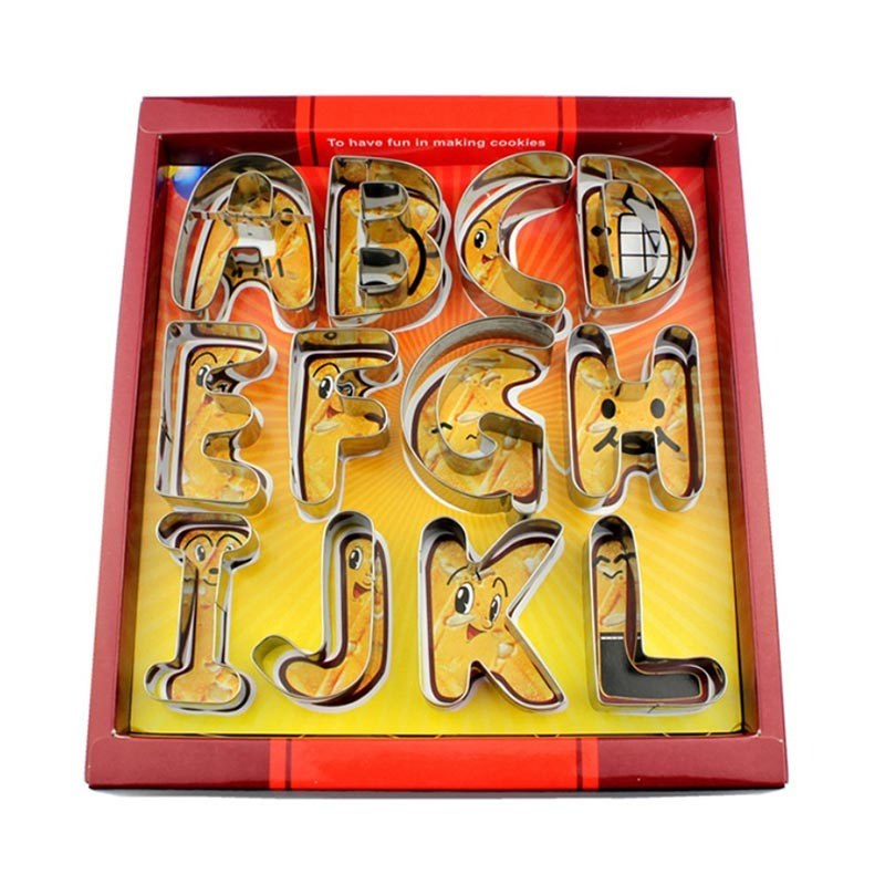 Large Size Alphabet Cutter Set Steel A To Z Complete