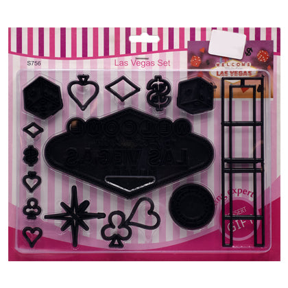 Las Vegas Fondant Cutter Set Plastic