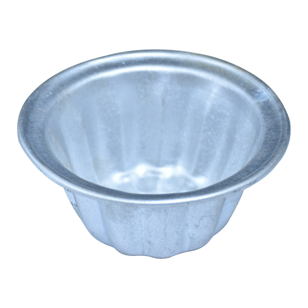 12 cm Lava Cake Baking Mold Aluminium With Fluted Design