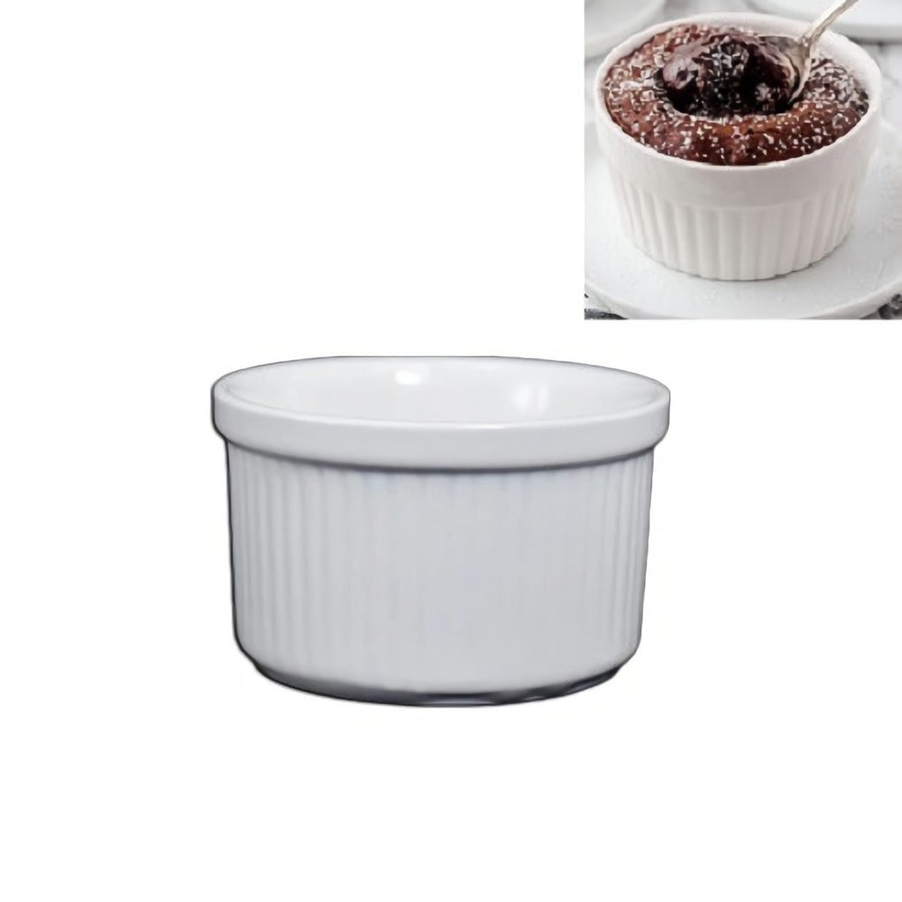 Lava Cake Making Ceramic Ramekin Bowl