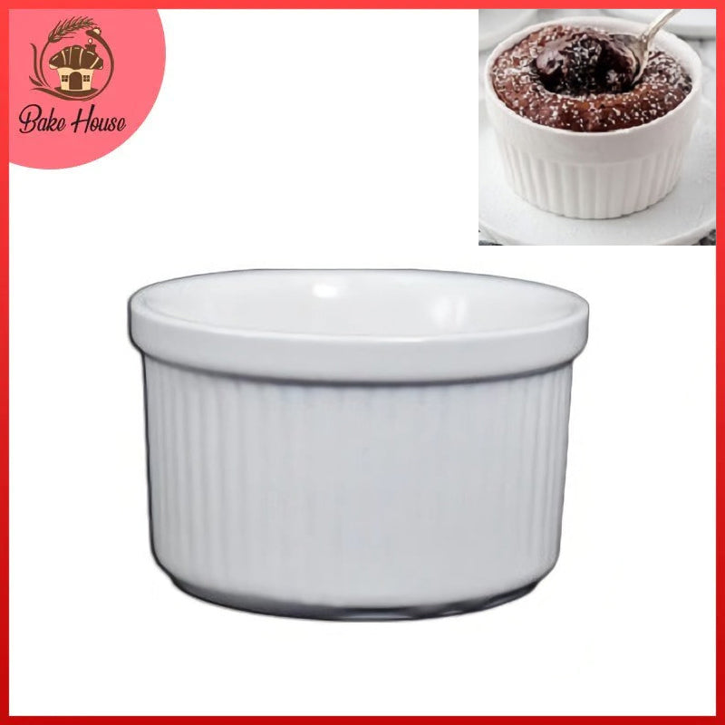 Lava Cake Making Ceramic Ramekin Bowl