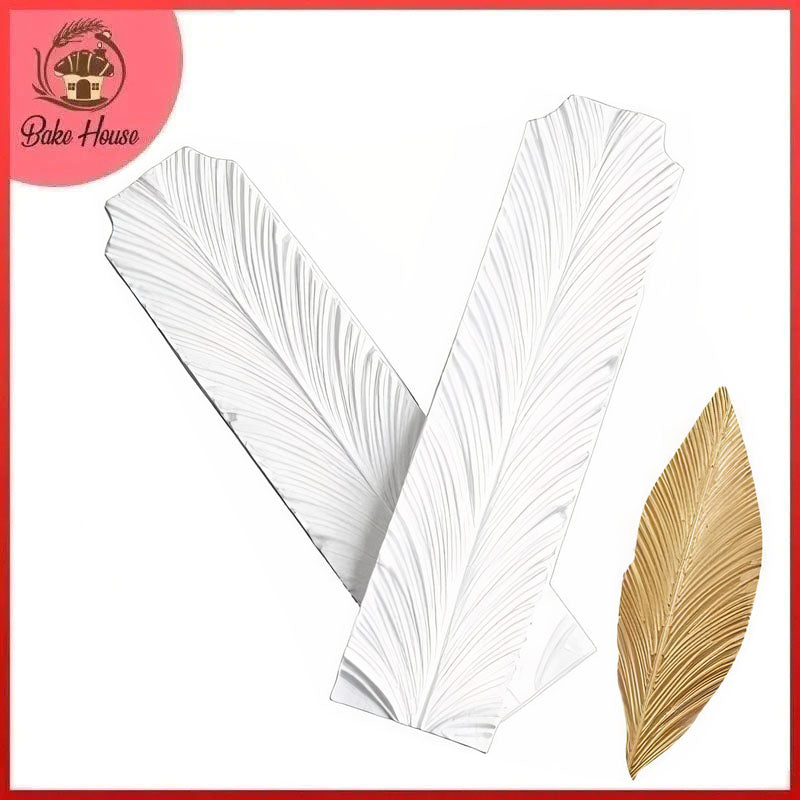 Leaf Pattern Double Sided Pressure Fondant Mold Silicone