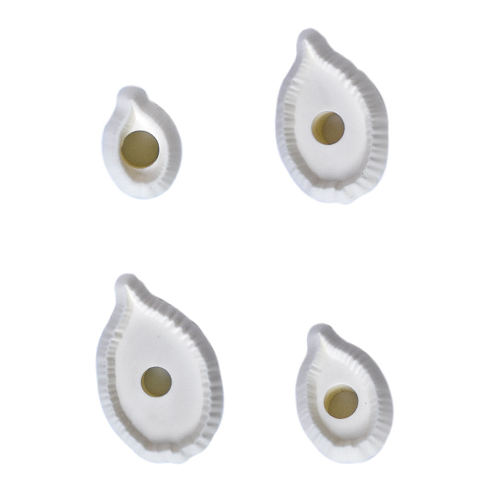 Leaves Fondant Cutter 4Pcs Set Plastic