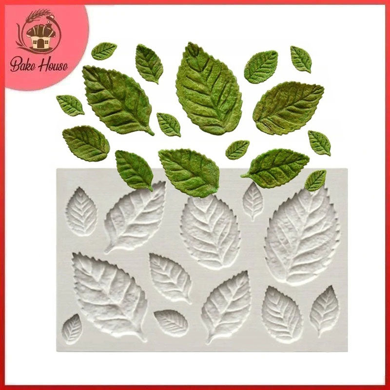 Leaves Silicone Fondant Cake Mold 12 Cavity