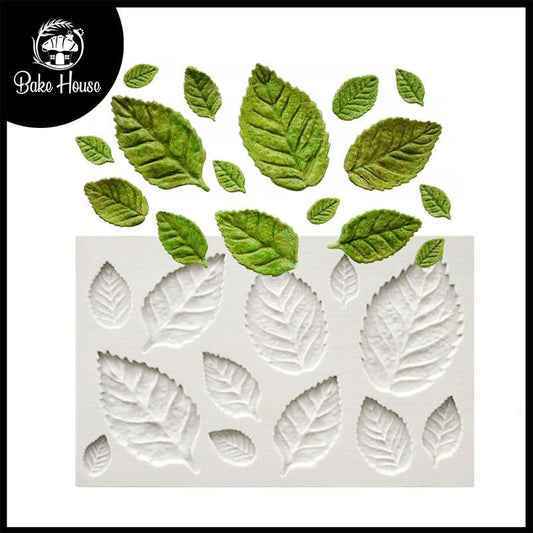 Leaves Silicone Fondant Cake Mold 12 Cavity