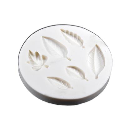 Leaves Silicone Fondant & Chocolate Mold 6 Cavity