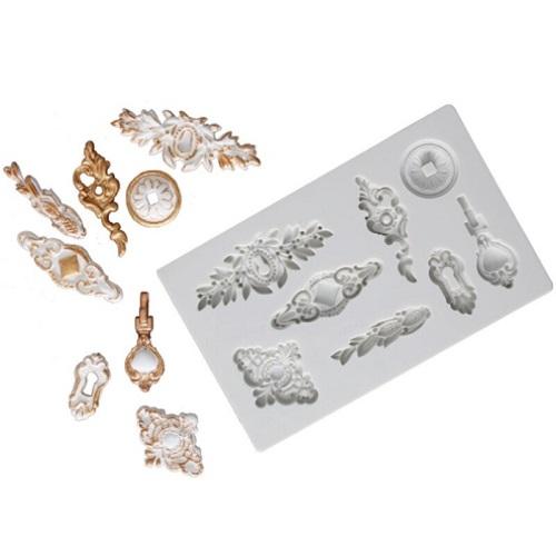 Lock & Key Silicone Fondant & Chocolate Mold Sheet
