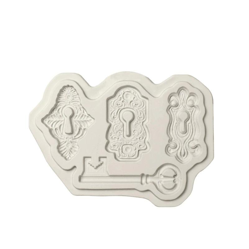 Locks & Key Silicone Fondant & Chocolate Mold