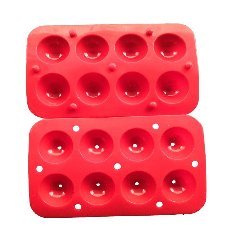 Lollipop Mold Silicone 8 Cavity 2Pcs Set With Sticks