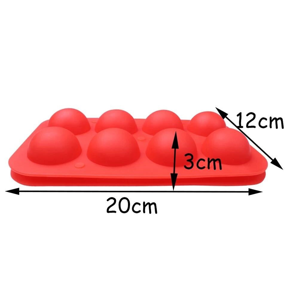 Lollipop Mold Silicone 8 Cavity 2Pcs Set With Sticks