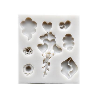 Love Lips Cloud & Balloon Silicone Fondant Mold