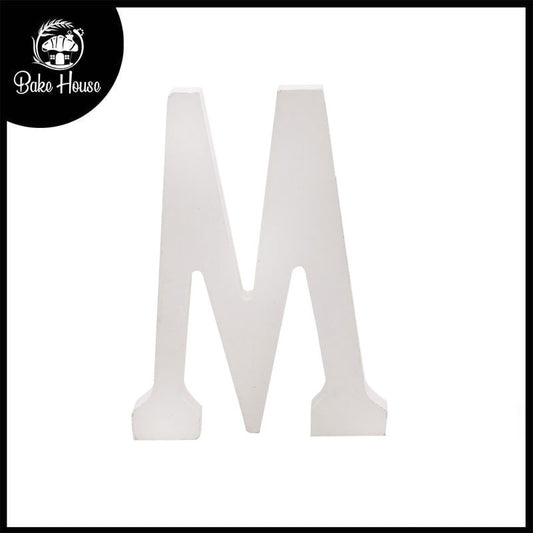 Freestanding Wooden Uppercase Alphabet M