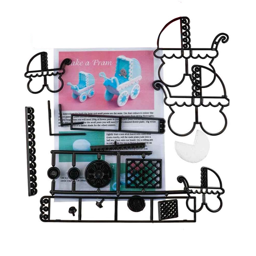 Pram Fondant Cutter Set