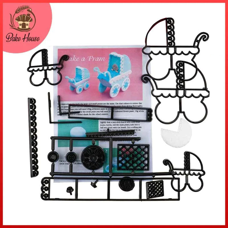 Pram Fondant Cutter Set