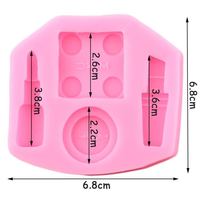 Makeup Silicone Fondant & Chocolate Mold 4 Cavity