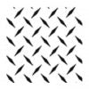 Manly Chocolate Texture Sheet Plastic 6Pcs Set