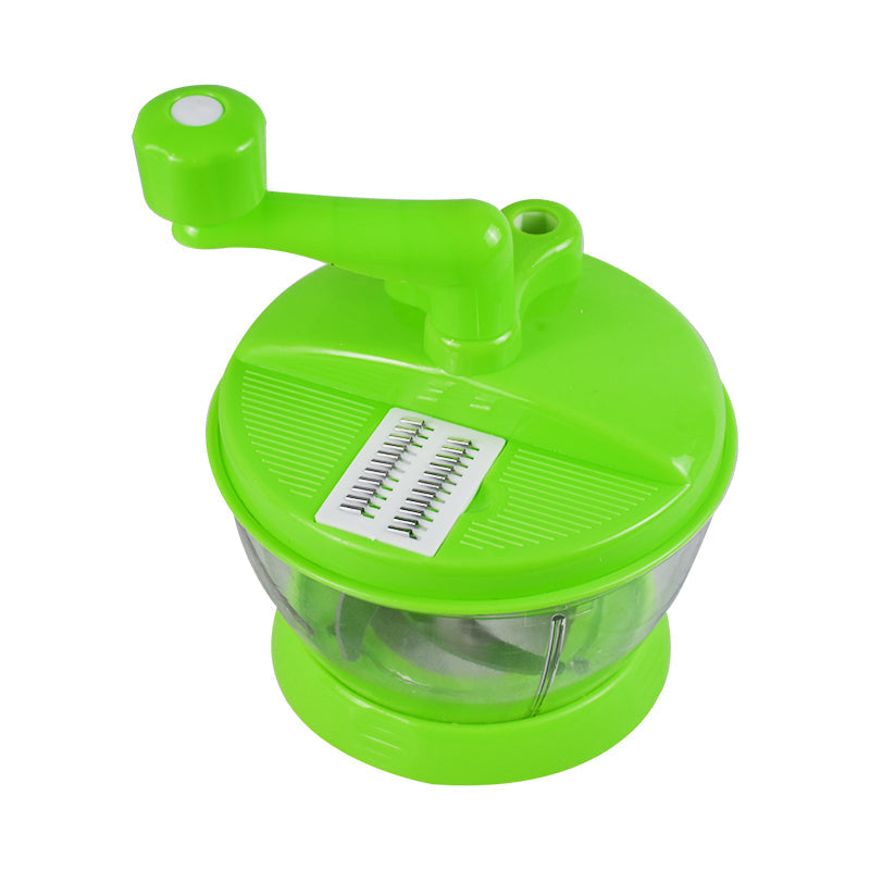 Manual Vegetable Chopper with Julienne & Slicer Blades