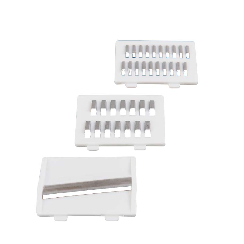 Manual Vegetable Chopper with Julienne & Slicer Blades