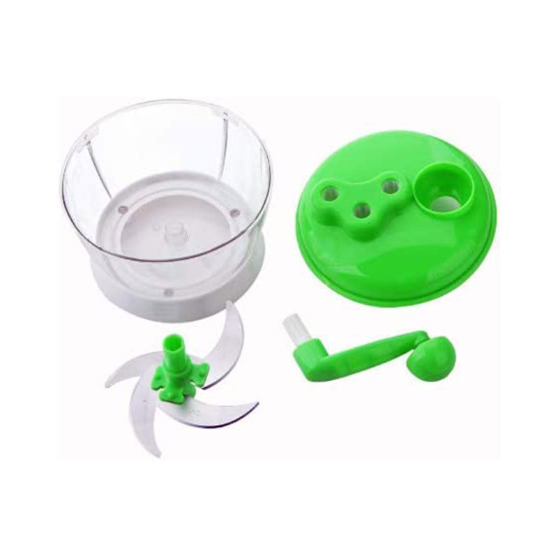 Manual Vegetable Chopper with Julienne & Slicer Blades