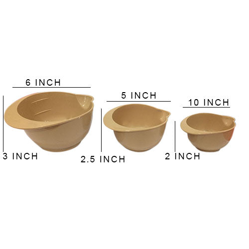 Measuring Cups 3 Pcs Set Plastic