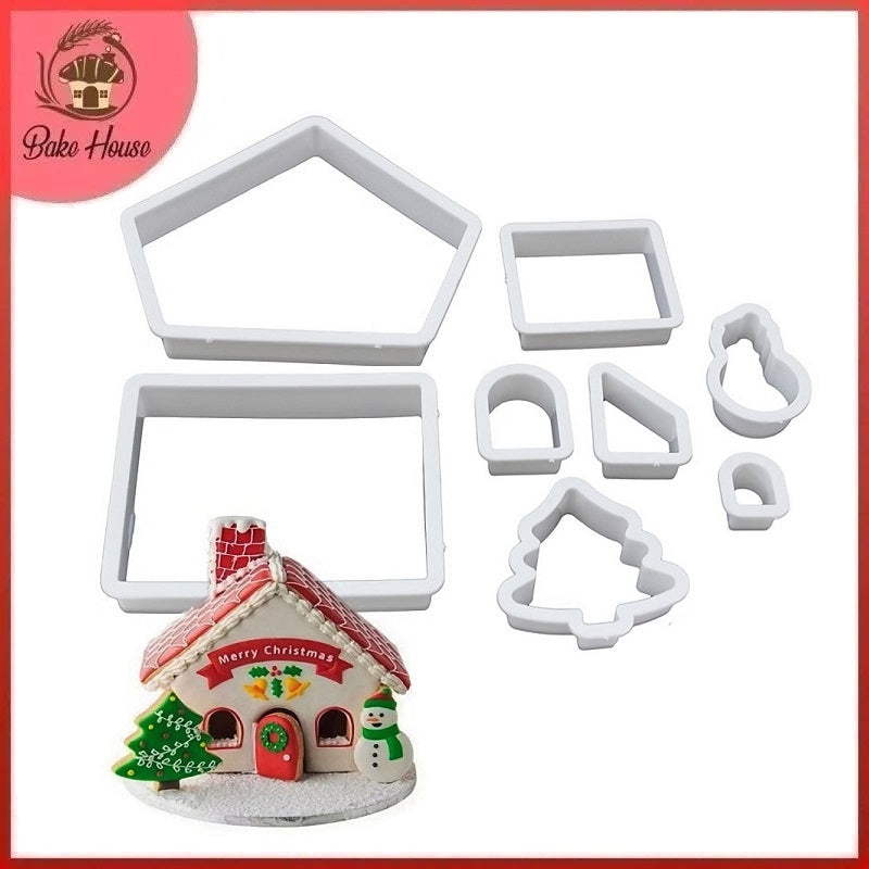 Merry Christmas Multi Cutter 8Pcs Set Plastic