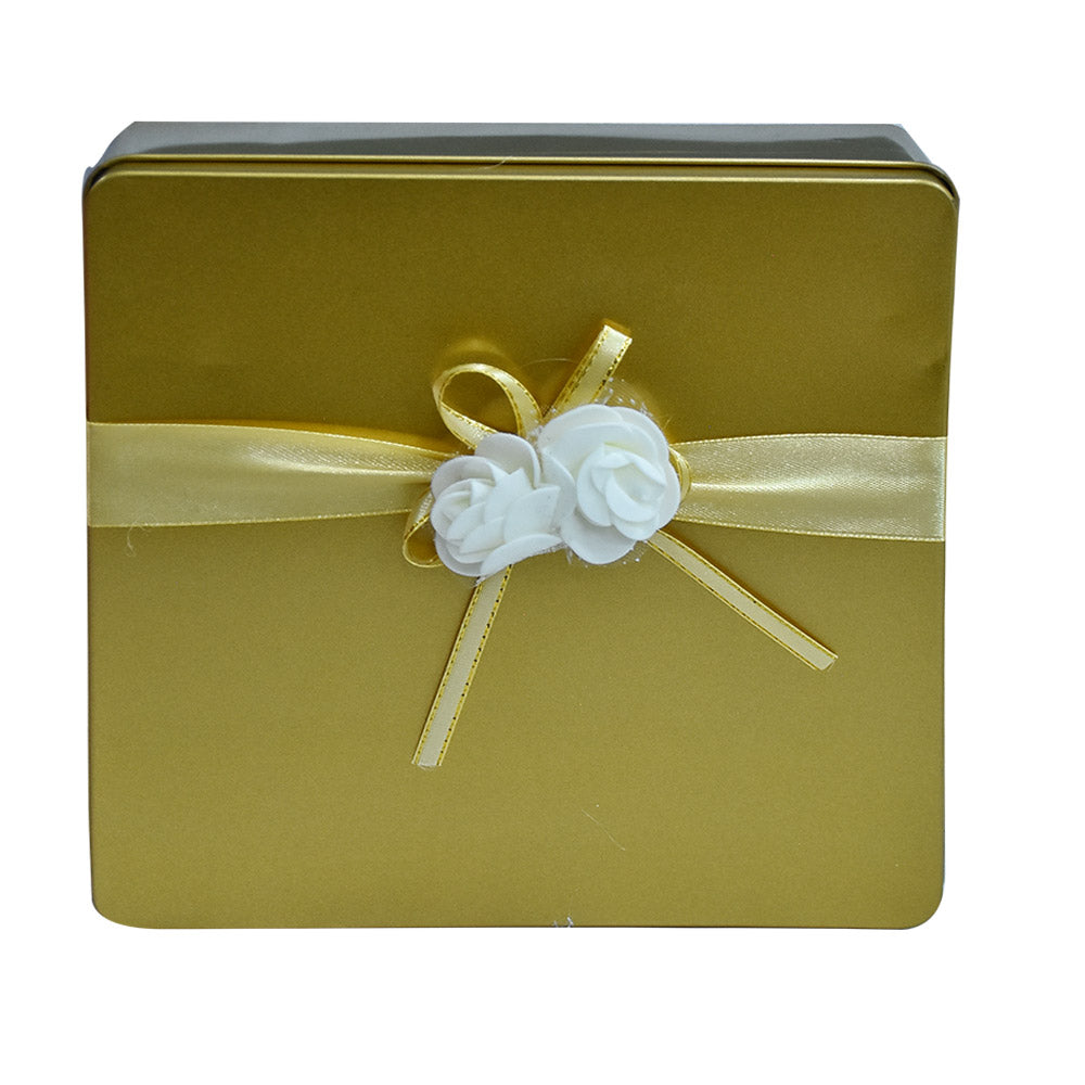 Metal Gift Box Golden