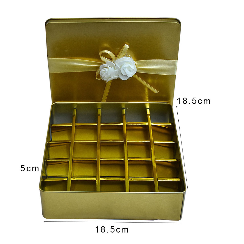 Metal Gift Box Golden