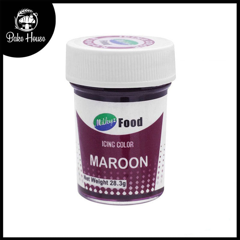 Milkyz Food Gel Icing Color Maroon