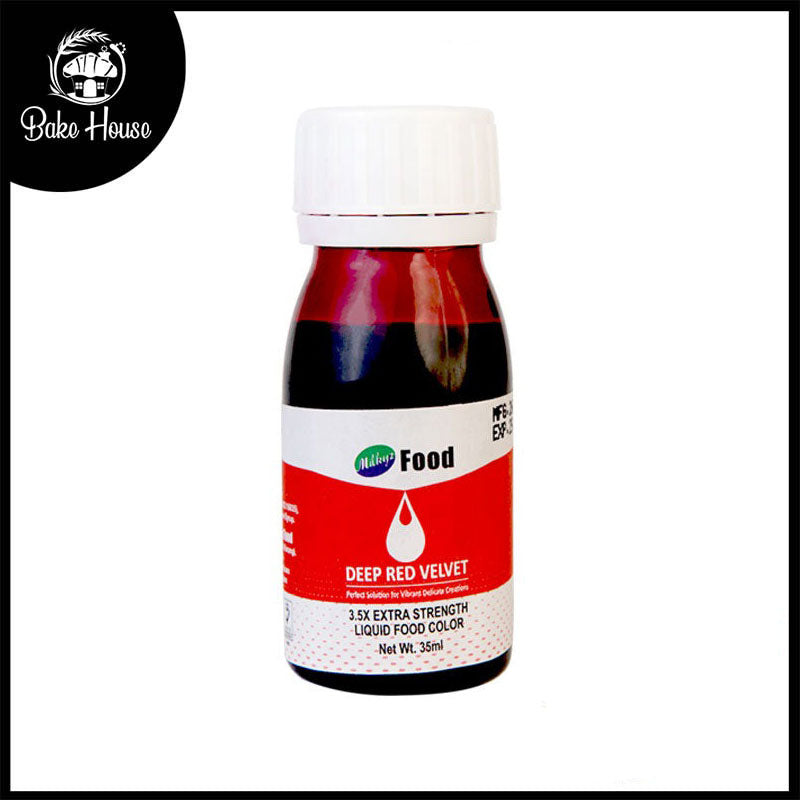 Milkyz Food Liquid Food Color Deep Red Velvet 35ML Bottle