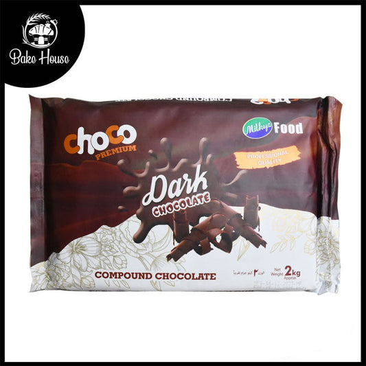 Milkyz Food Premium Dark Chocolate Compound 2KG Pack