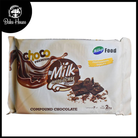 Milkyz Food Premium Milk Chocolate Compound 2KG Pack