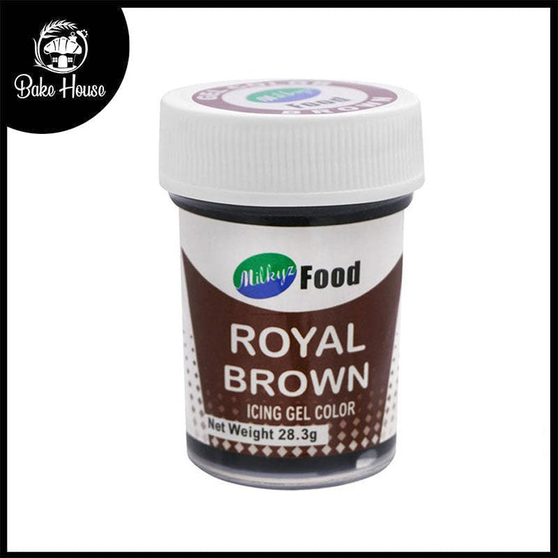 Milkyz Food Royal Gel Icing Color Brown