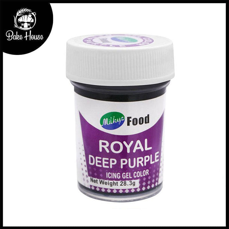 Milkyz Food Royal Gel Icing Color Deep Purple