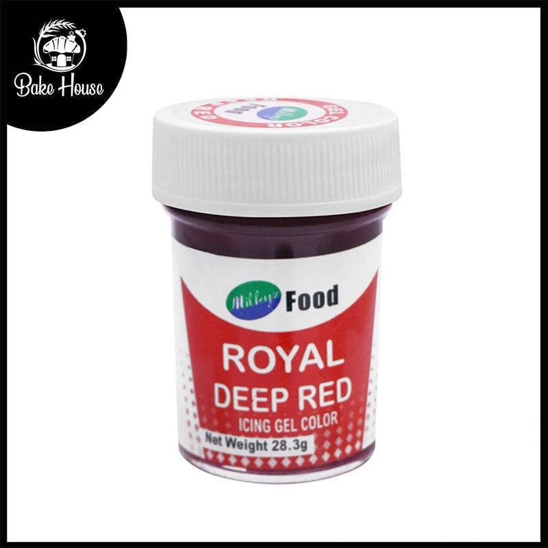 Milkyz Food Royal Gel Icing Color Deep Red