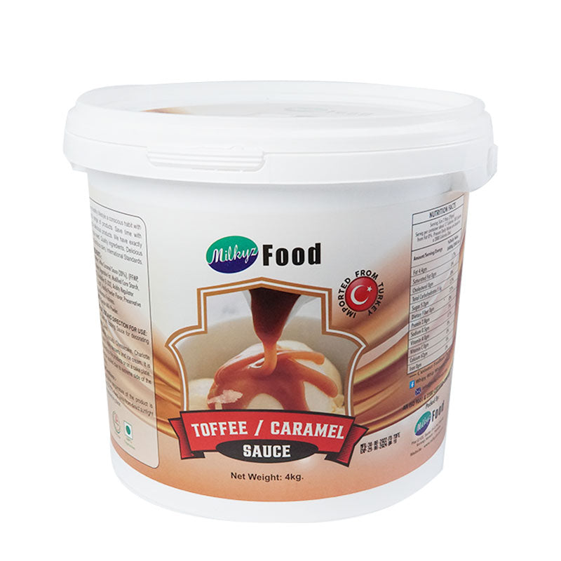 Milkyz Food Toffee / Caramel Sauce 4KG Bucket