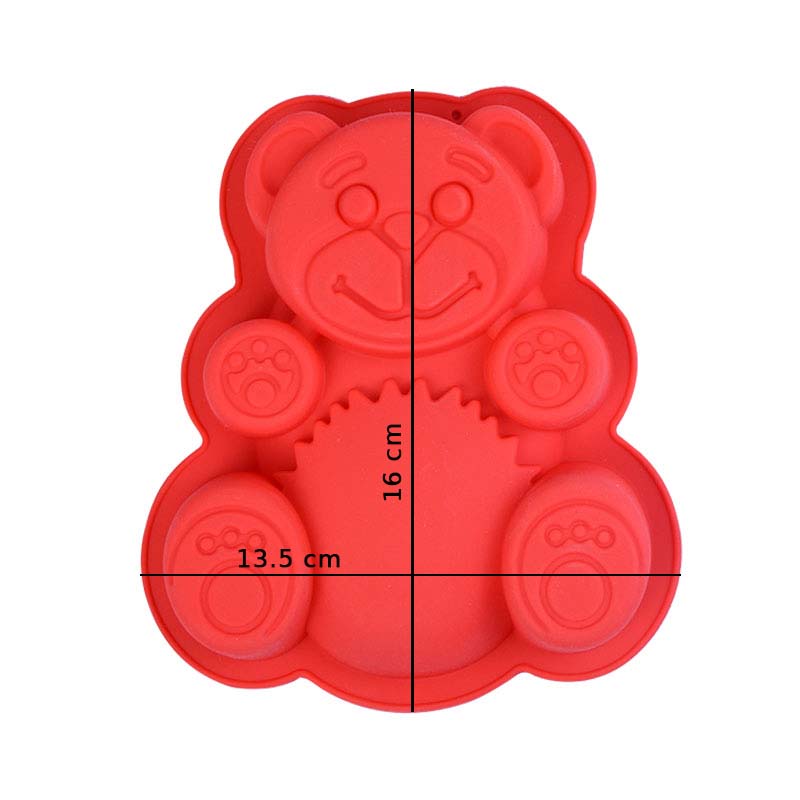 Mini Bear Silicone Cake Baking Mold Design 02