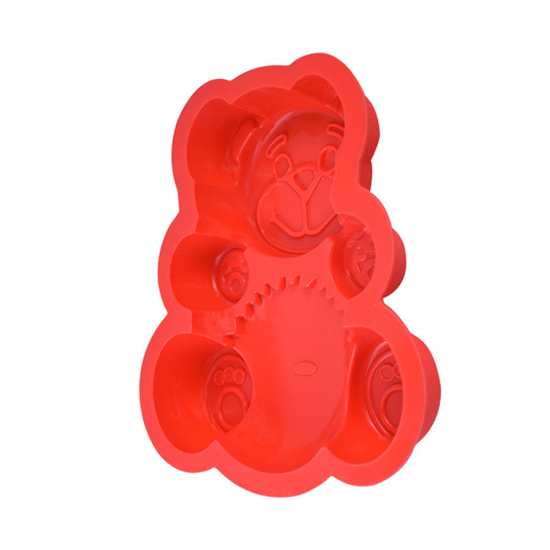 Mini Bear Silicone Cake Baking Mold Design 02