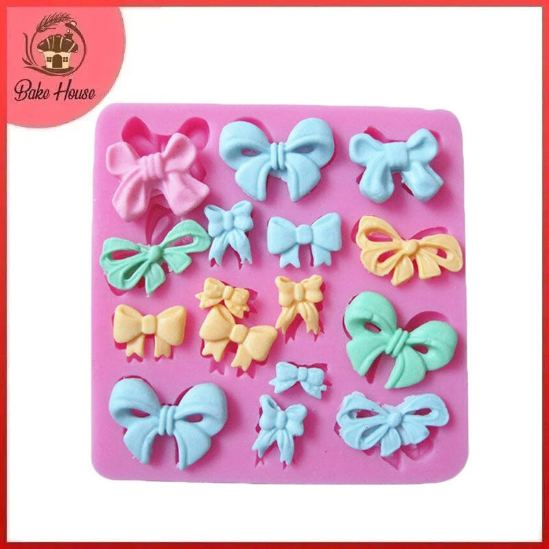 Mini Bows Silicone Fondant Sugarpaste Mold