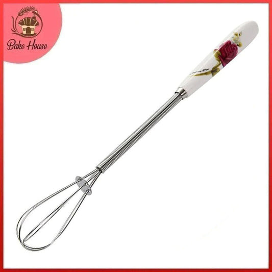 Mini Hand Whisk Stainless Steel Plastic Handle
