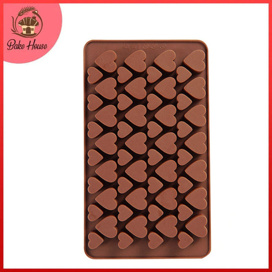 Mini Heart Silicone Chocolate Mold 56 Cavity