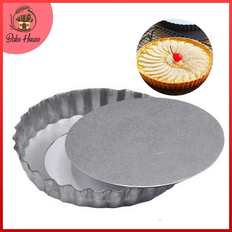 Mini Tart Pie Pan 3 Inch With Loose Bottom Silver