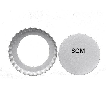 Mini Tart Pie Pan 4 Inch With Loose Bottom Silver