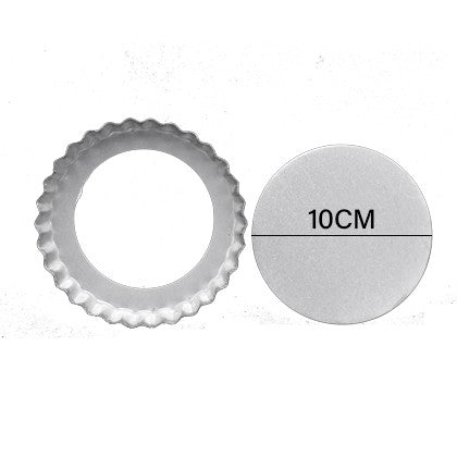 Mini Tart Pie Pan 5 Inch With Loose Bottom Silver