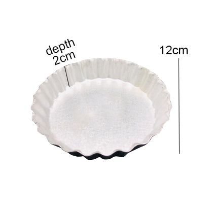 Mini Tart Pie Pan Silver Tin Large Size