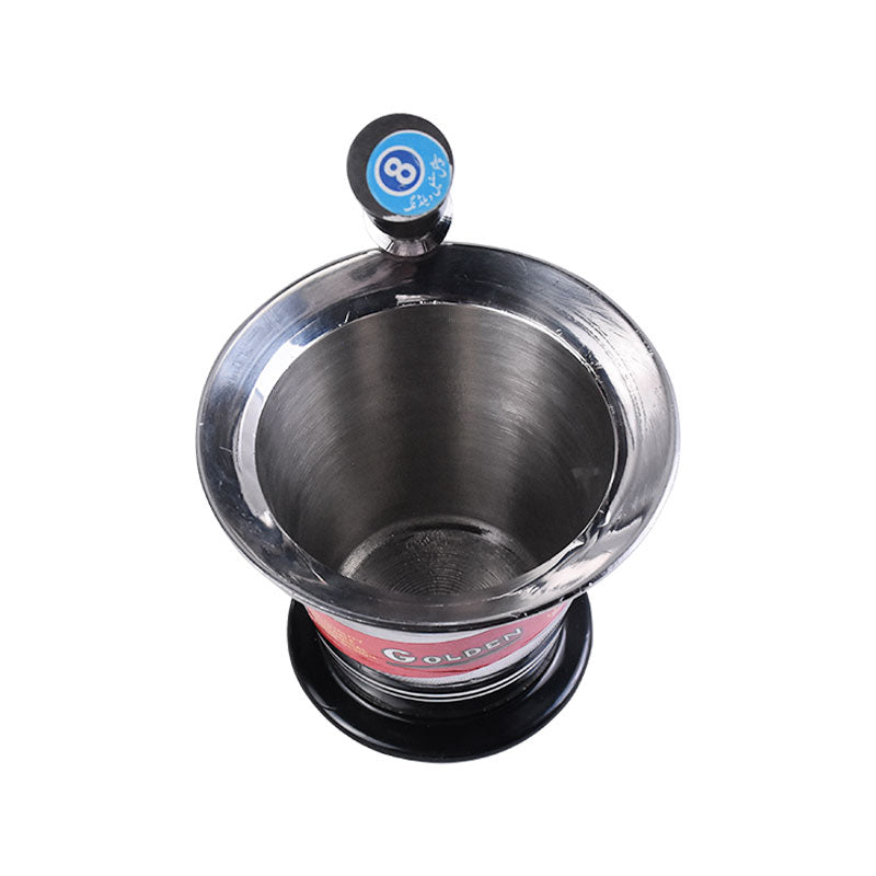 Mortar & Pestle Set Stainless Steel Size 08