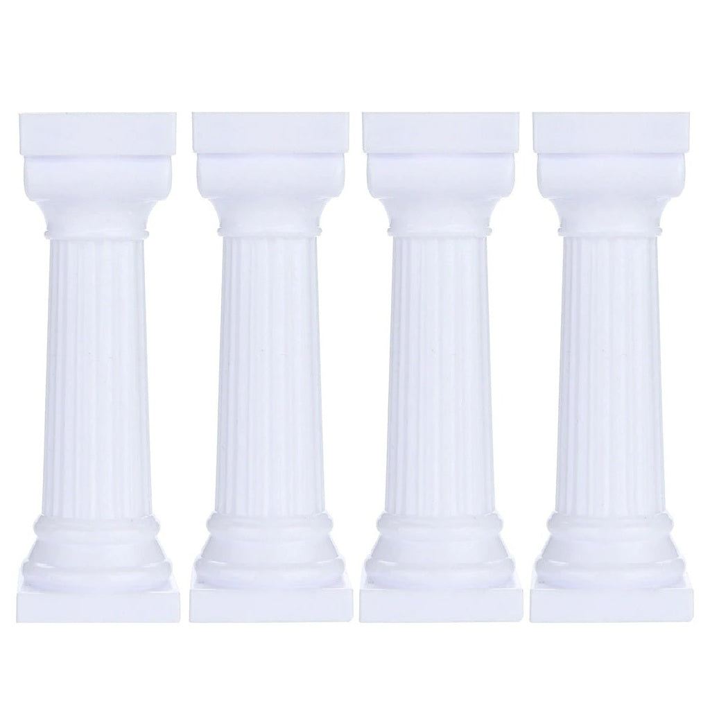 Multi Layer Cake Support Pillars Medium Size 4Pcs Set