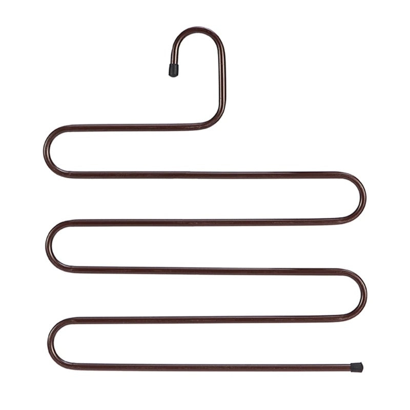 Multi Layer S Shaped Trousers Organizer Hanger
