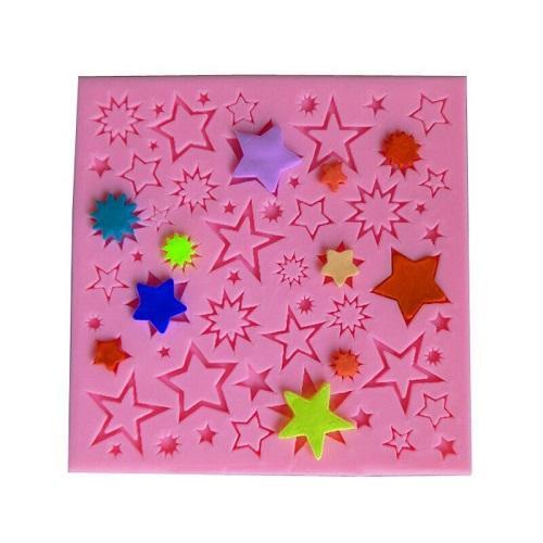Multi Stars Silicone Fondant Cake Mold