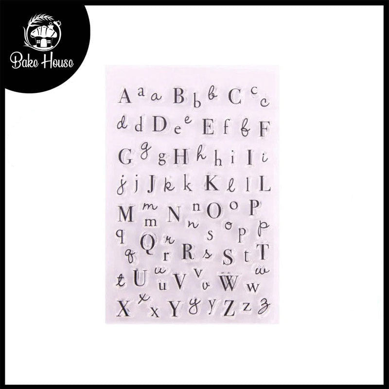 Multiple Style Alphabet Silicone Rubber Stamp