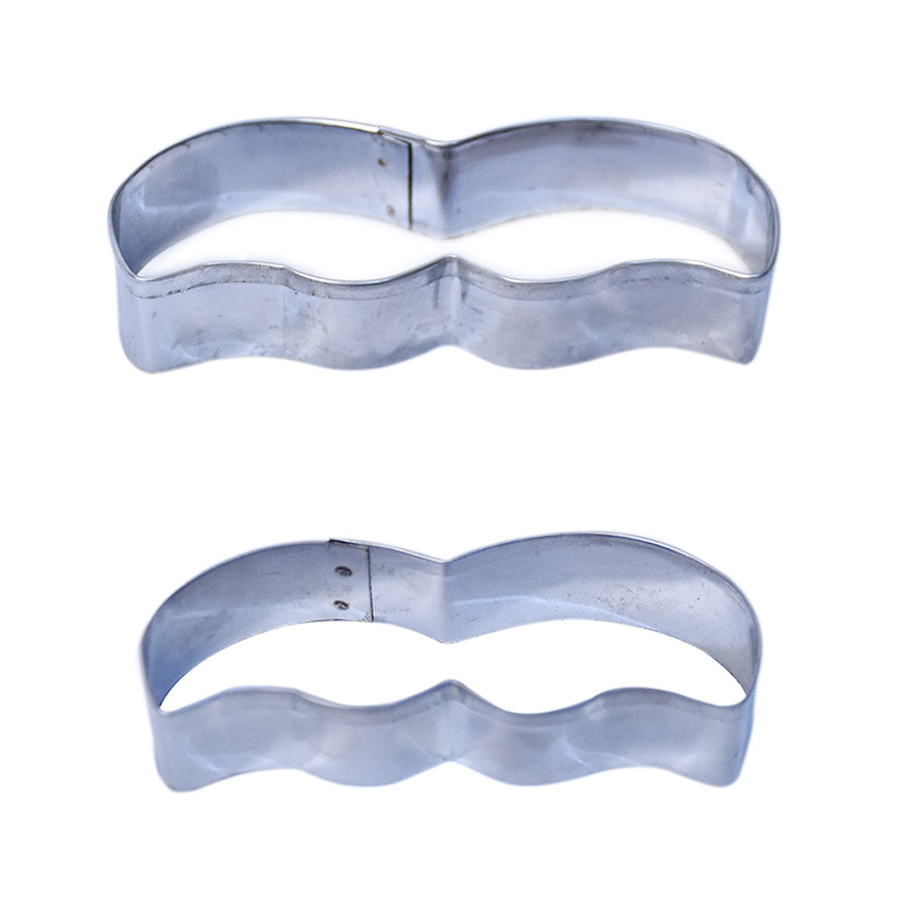 Mustache Cookie Cutter Stainless Steel 2Pcs Set